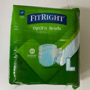 MedLine Fit Right OptiFit Disposable Diapers Size L